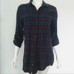Forever 21 plaid button down shirt